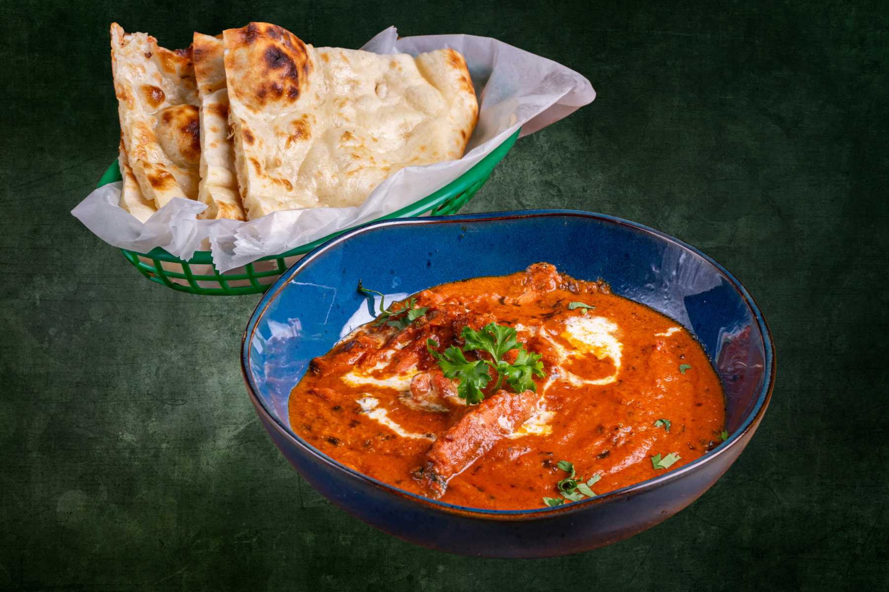 Butter Chicken and Naan